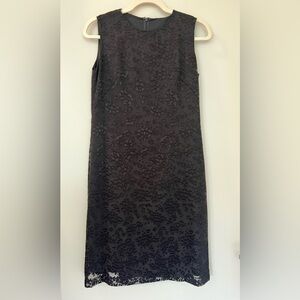 TOMORROWLAND floral black dress - Made in Japan
